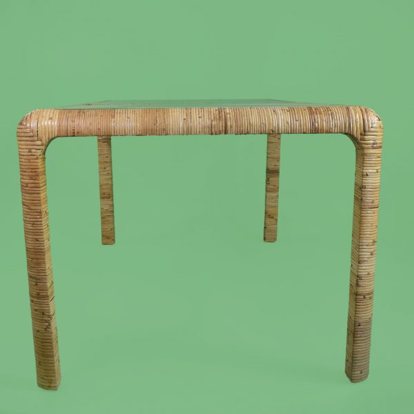 Wrapped Rattan Dining Table