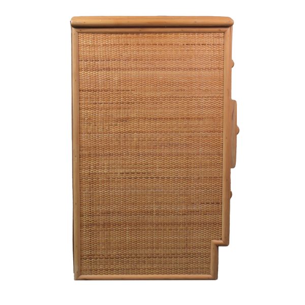 Wrapped Rattan and Rattan Vintage Dresser